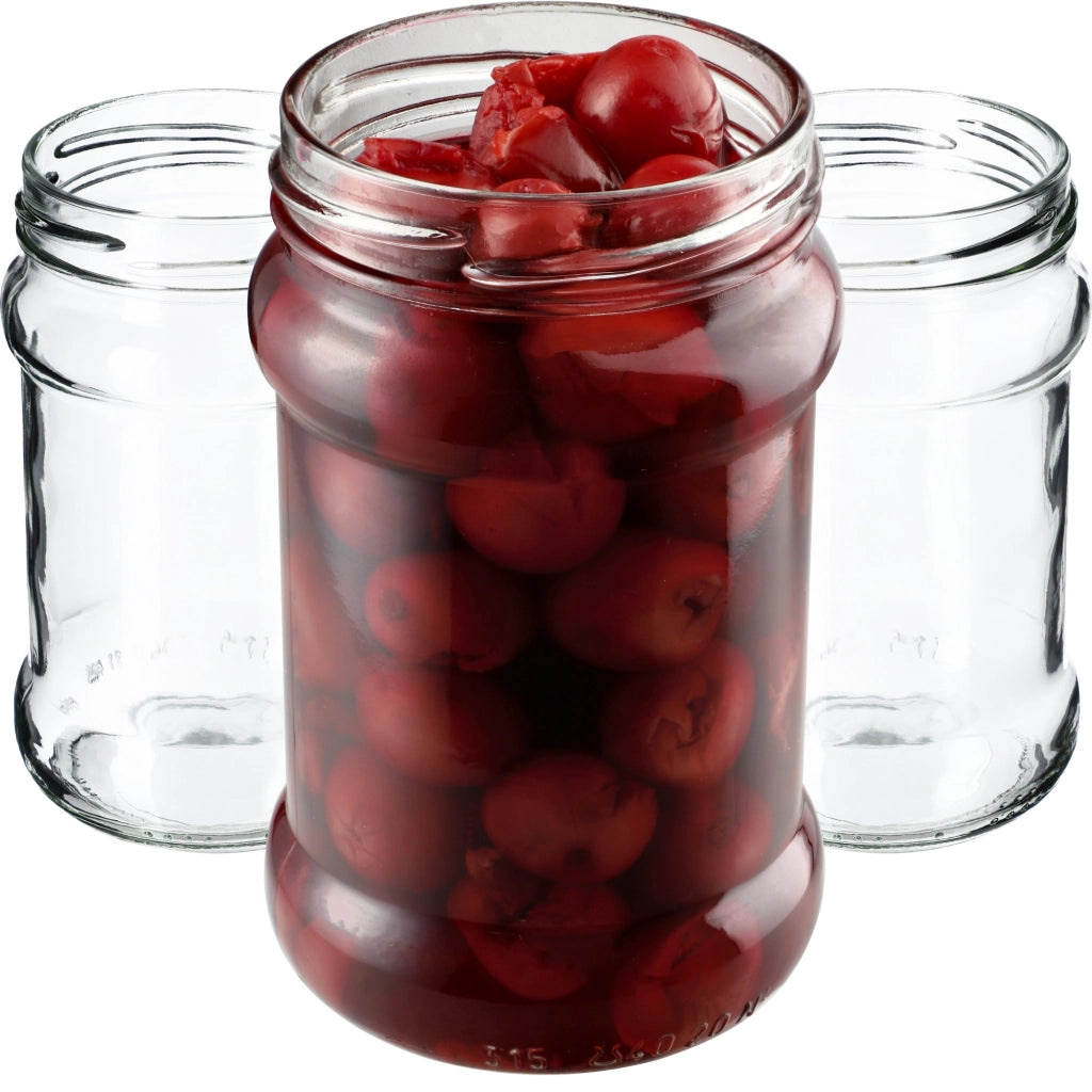 KADAX 10 pezzi Barattoli da 315 ml per miele, marmellata, conserve, vetro Fi 66