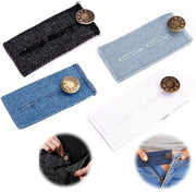 Estensione di cintura 4 in 1 per donna, cinturino estensibile, regolabile, per jeans, estensione di vita per donna, 82 × 36mm