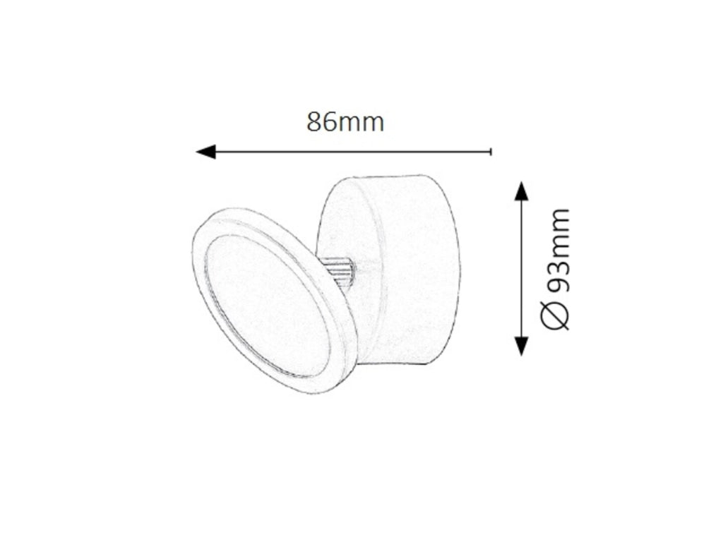 Applique LED orientabile 6W bianco Elsa 2713 Rabalux