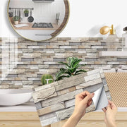 Stickers per Parete Decorativi per Cucina/Bagni - PVC - 15 x 30 cm - Set di 24 - Facili da Pulire
