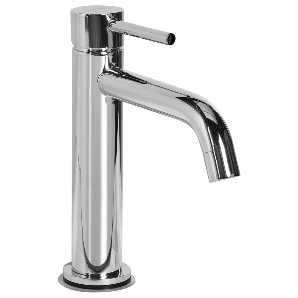 Rubinetto per lavabo in ottone argentato 18 cm cromato monocomando Accessori bagno moderni
