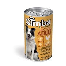 BOCCONI PER CANI 'SIMBA' pollo e tacchino - gr 1230- 12 pezzi  - MONGE