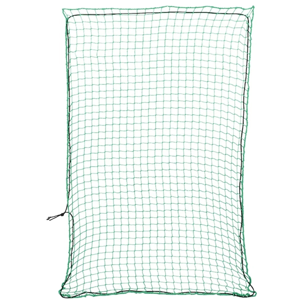 Rete per rimorchio telo di fissaggio del carico portapacchi con corda elastica 5 x 3,5 m PP verde 02_0042229