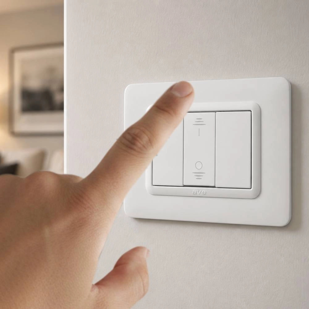 Interruttore bipolare ave domus 441010 s44 per impianti elettrici