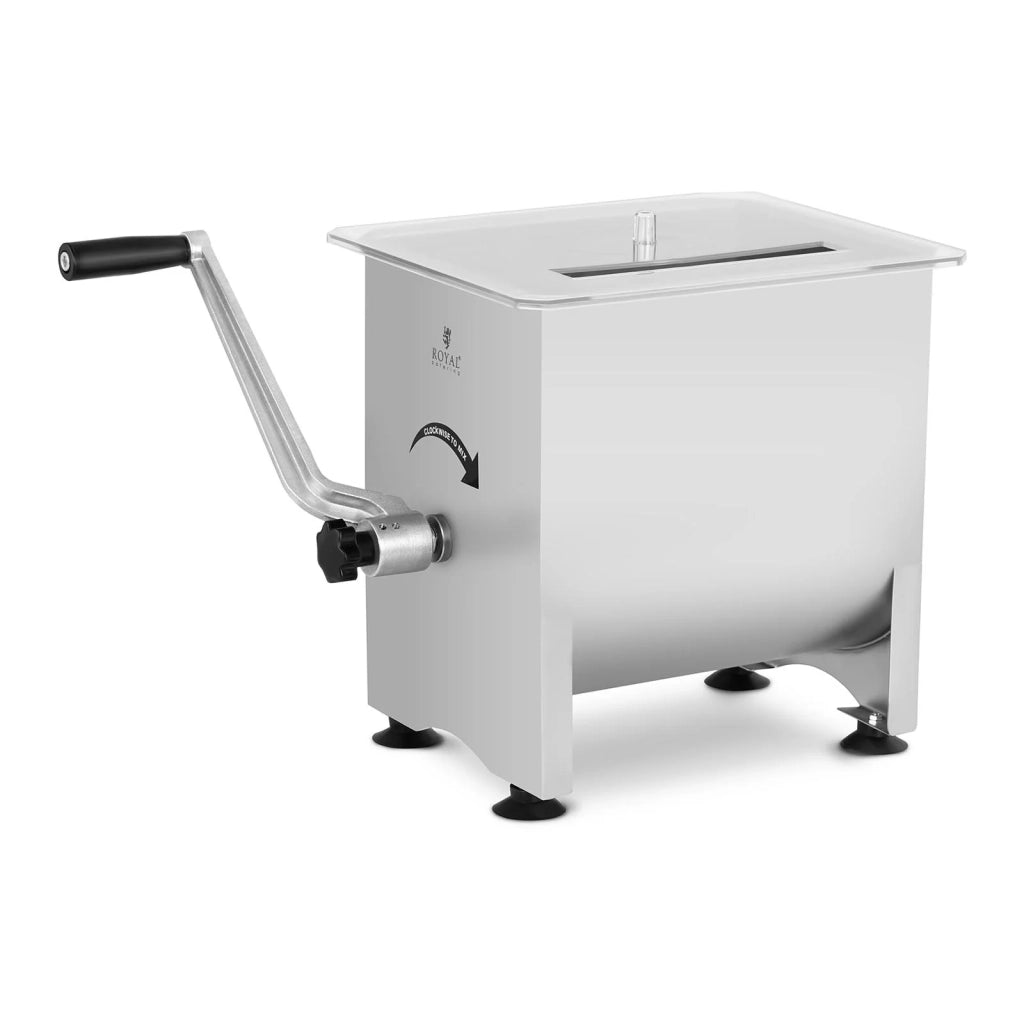 Impastatrice manuale professionale per carne in acciaio inox da 16 litri 14_0004531
