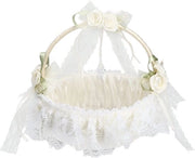 Decorazione per Fotografia con Fiori Bianchi per Matrimonio - Accessorio Elegante con Bordi