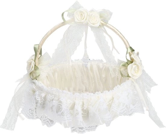 Decorazione per Fotografia con Fiori Bianchi per Matrimonio - Accessorio Elegante con Bordi