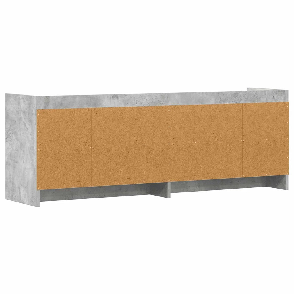 Mobile TV 135 x 33 x 47 cm Grigio Cemento Legno ingegnerizzato 8011230