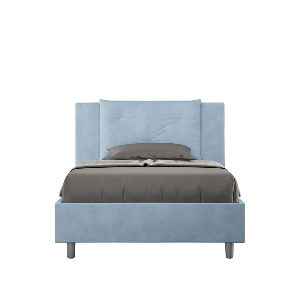 Letto Singolo 80x210 cm Senza Rete Appia Azzurro