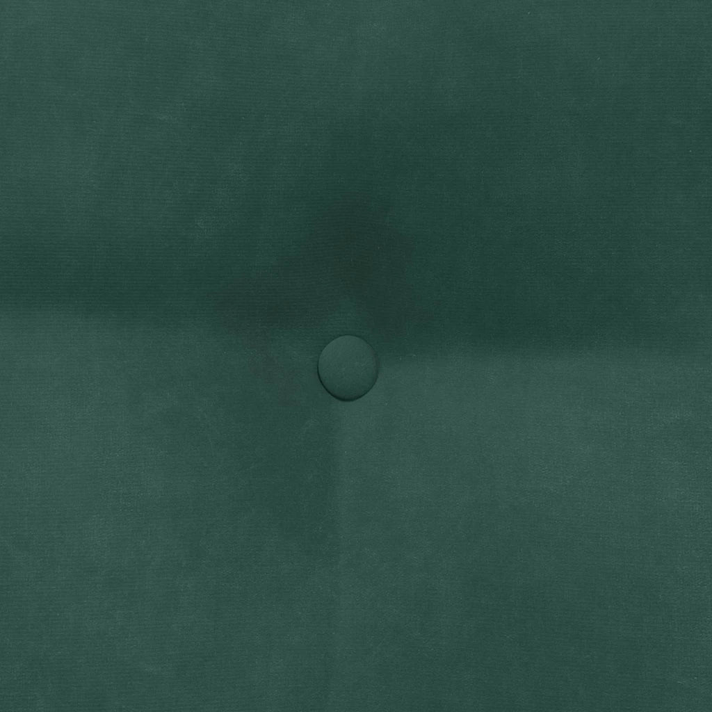Cuscino per Schiena Verde Scuro 80 x 24 x 50 cm Velluto 42014431