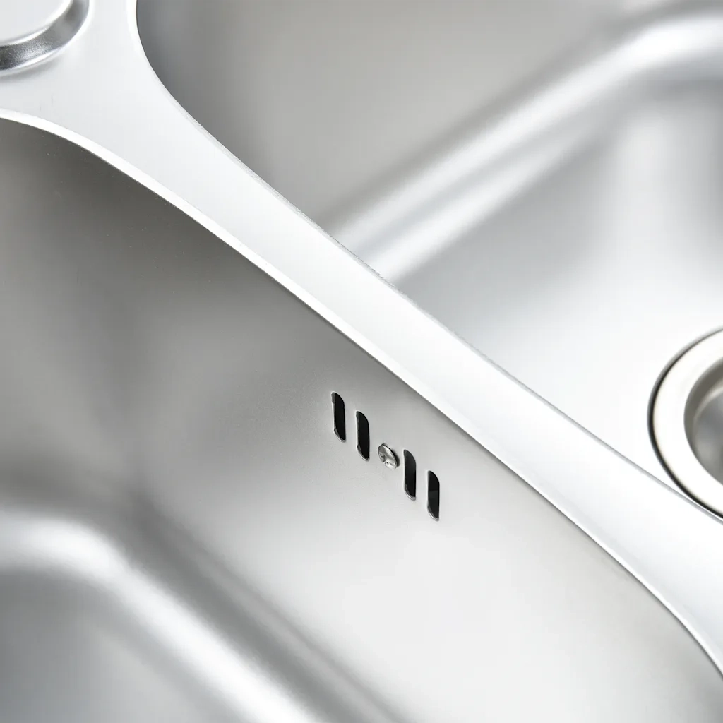 Lavello da Cucina Doppio con Filtro e Sifone in Acciaio Inox 145074