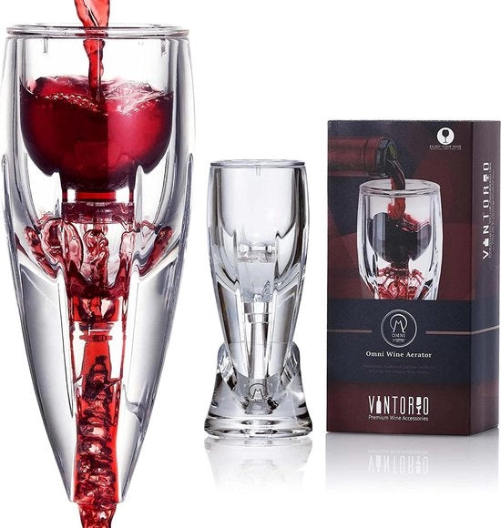 Wine Gift Box con Sballo di Vino - Bottiglia di Vino per Natale, Feste di Compleanno, Cene