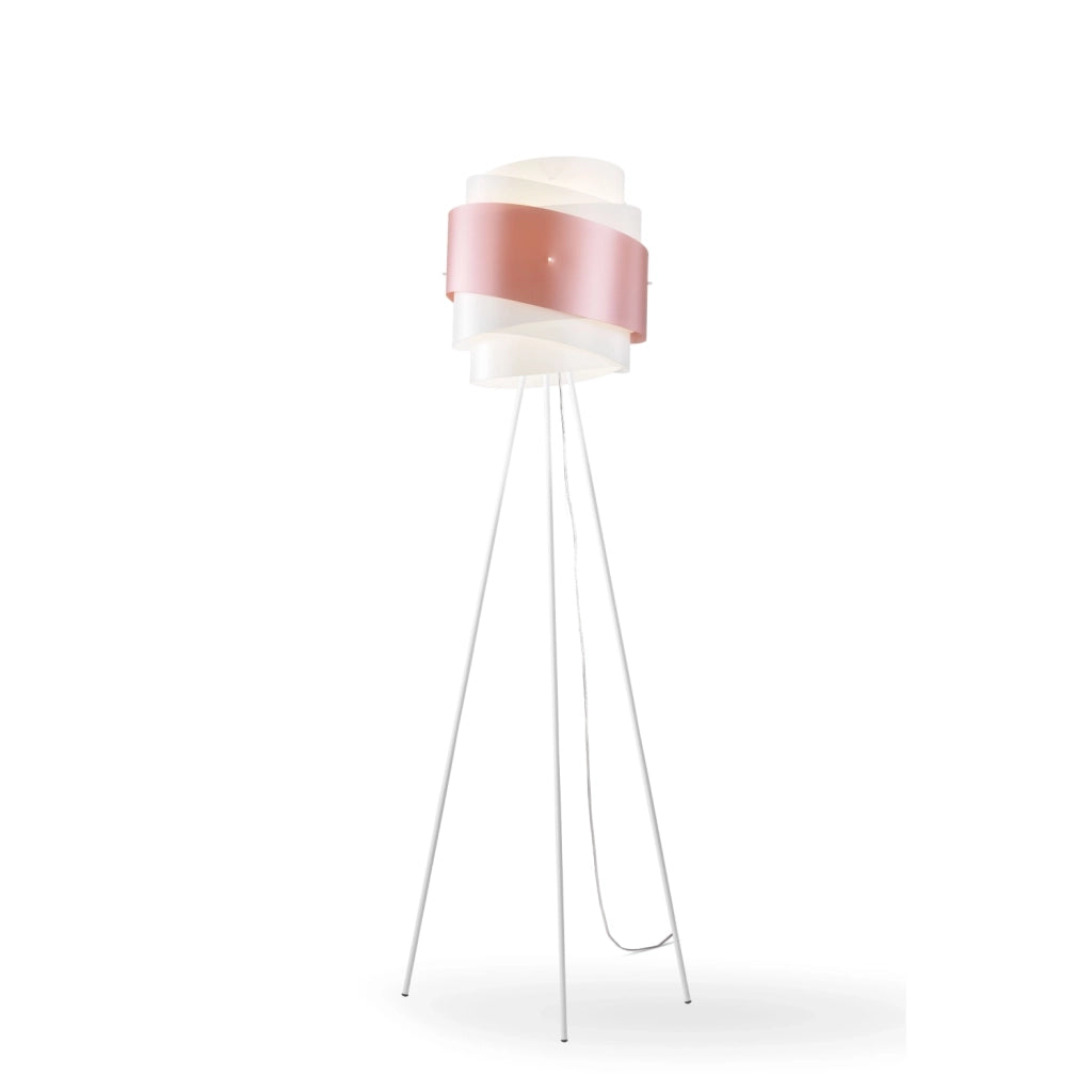 Piantana Moderna 3 Piedi Bea Polilux ® Pink Metal E Metallo 1 Luce E27
