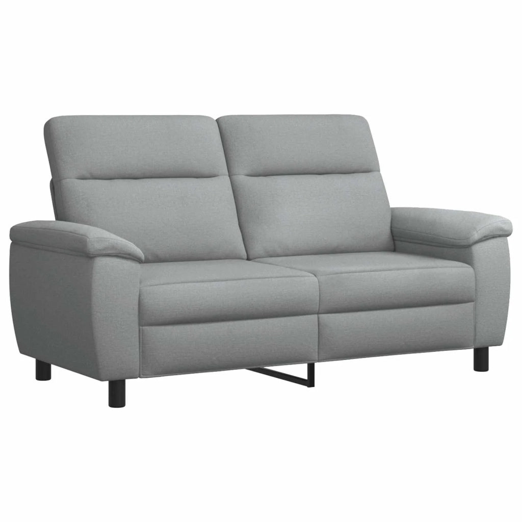 Set di divani 3 pcs Grigio Chiaro Tessuto 3430666