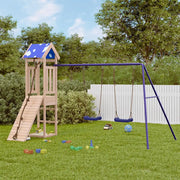 Set da Gioco da Esterno in Legno Massello di Pino