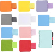 Penne 10-pack tenne di adesivo, penne tenne in pelle adesiva, penne tenne elastica, penne tenne per taccuino, penne tenne per agenda