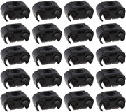 Supporto freno doppio clip - 20 pezzi - plastica - compatibile con Volkswagen/Seat - installazione facile - duraturo - clip freno