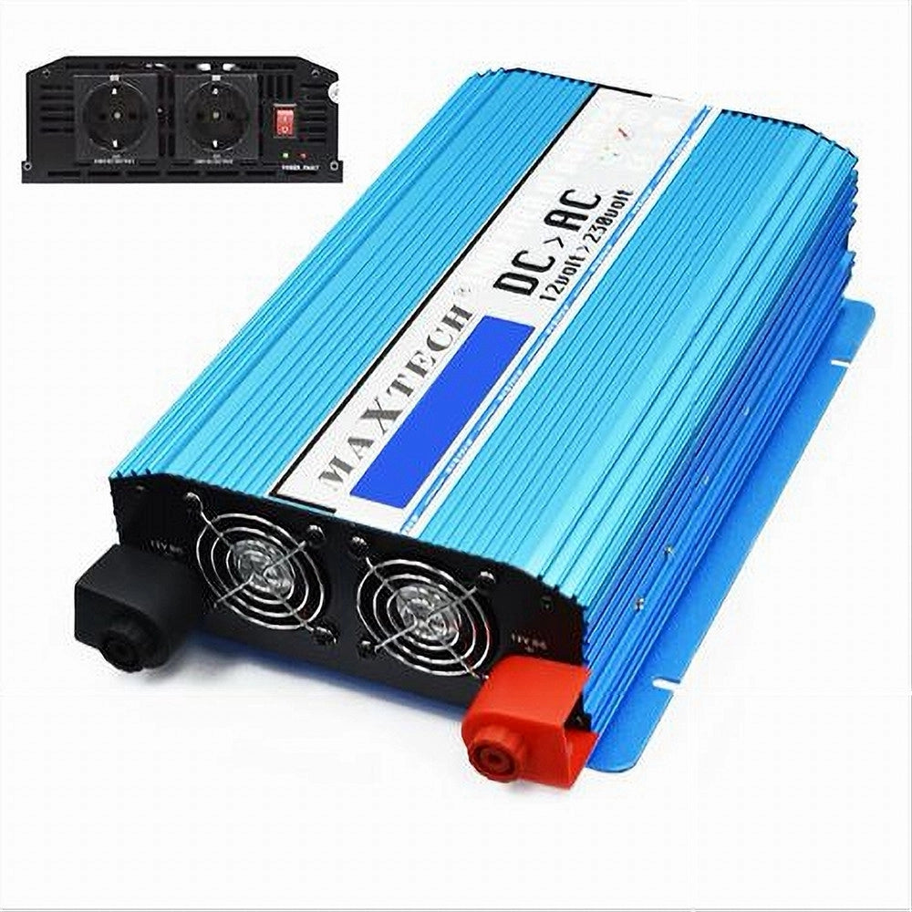 Trade Shop - Inverter Di Potenza 2000 Watt Onda Sinusoidale Da 12 V A 230 V Auto Hn2000-12v -