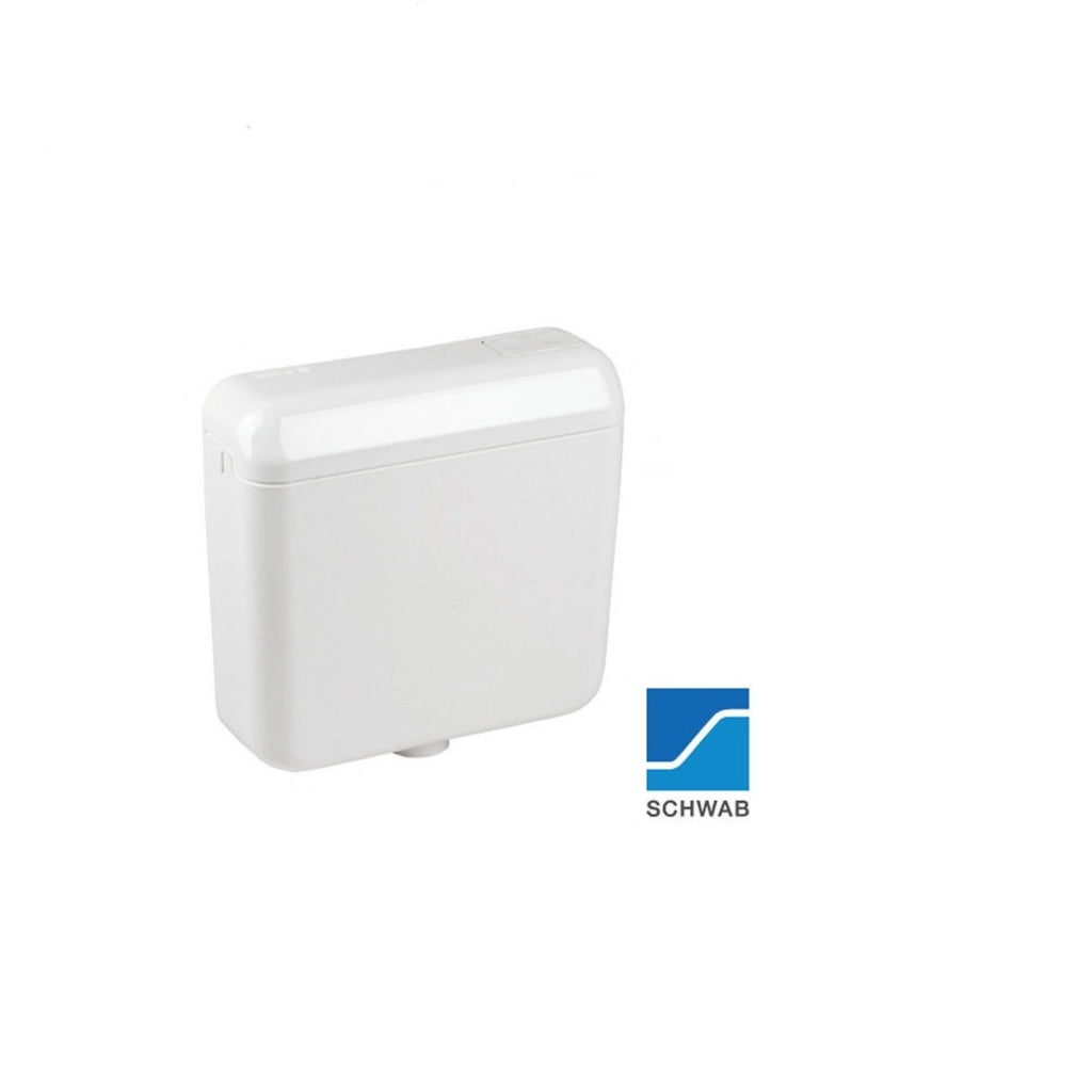 Cassetta di risciacquo esterna SCHWAB serie Domestic scarico wc zaino Iris mono