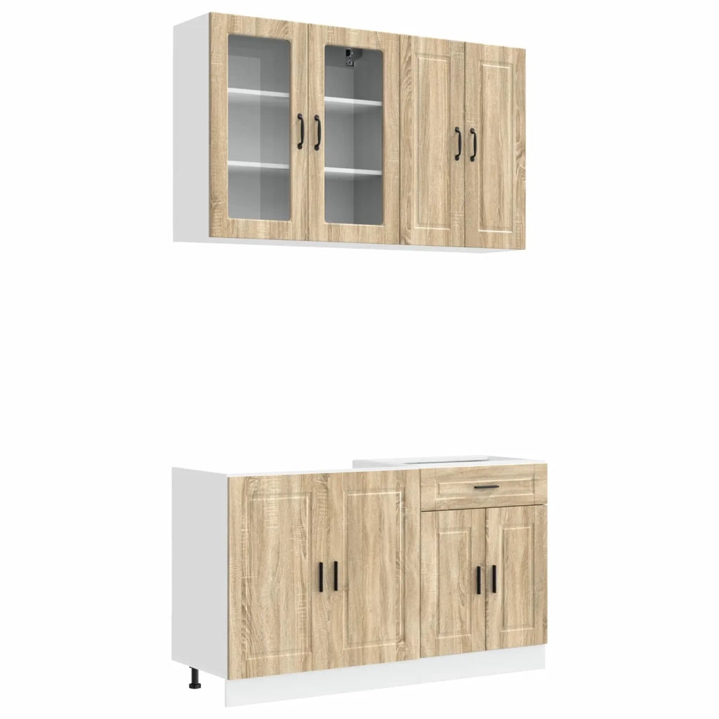 Unità Cucina PORTO 4 pcs Rovere Sonoma Legno ingegnerizzato 3438337