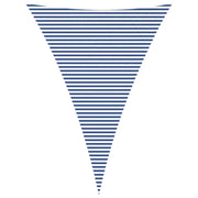 Vela Parasole | Telo Ombra | Vela da ombra solare Blu e Bianco 5 x 7 x 7 m