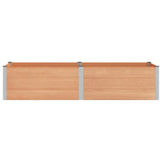 Fioriere | Cassetta per fiori | Letto rialzato da giardino Marrone 250 x 100 x 54 cm
