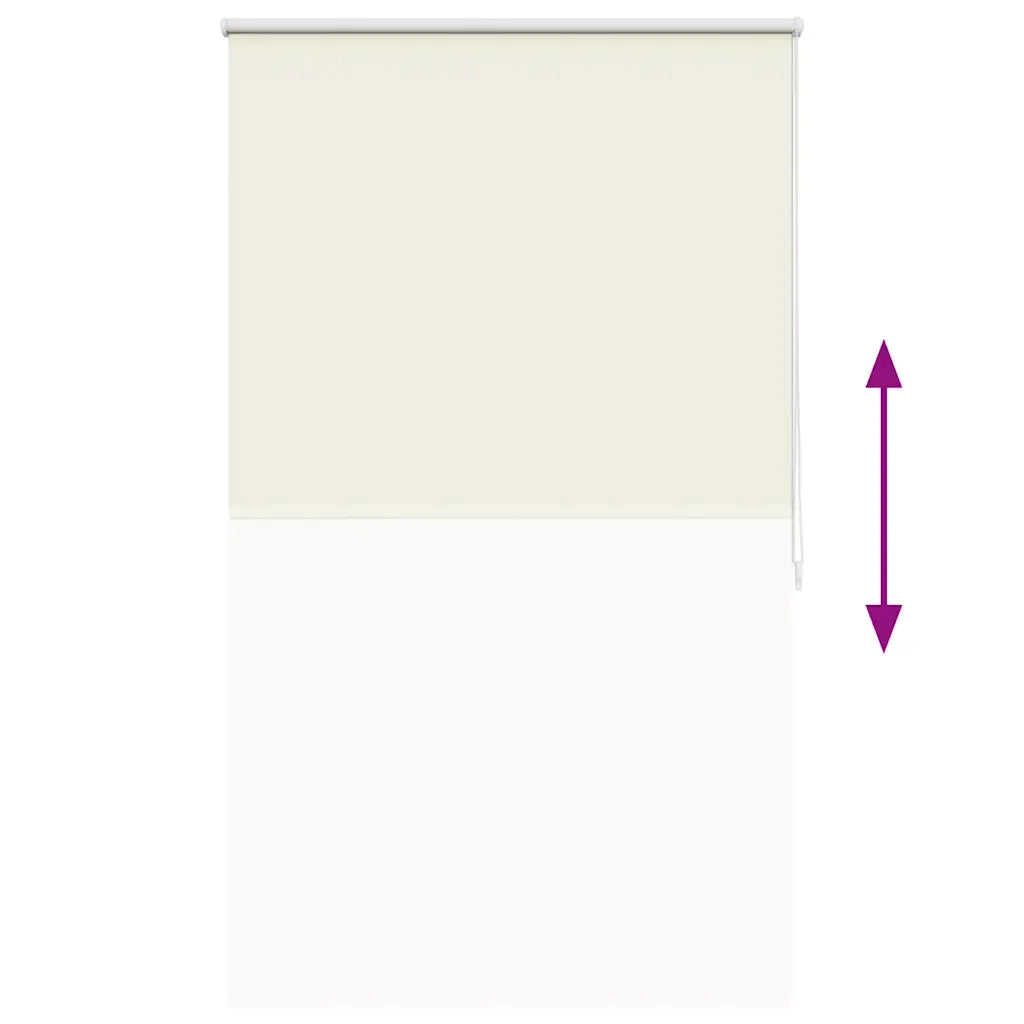 Tenda a rullo | Tenda avvolgibile oscurante 104,4x175 cm Tessuto Larghezza 100 cm bianco sporco