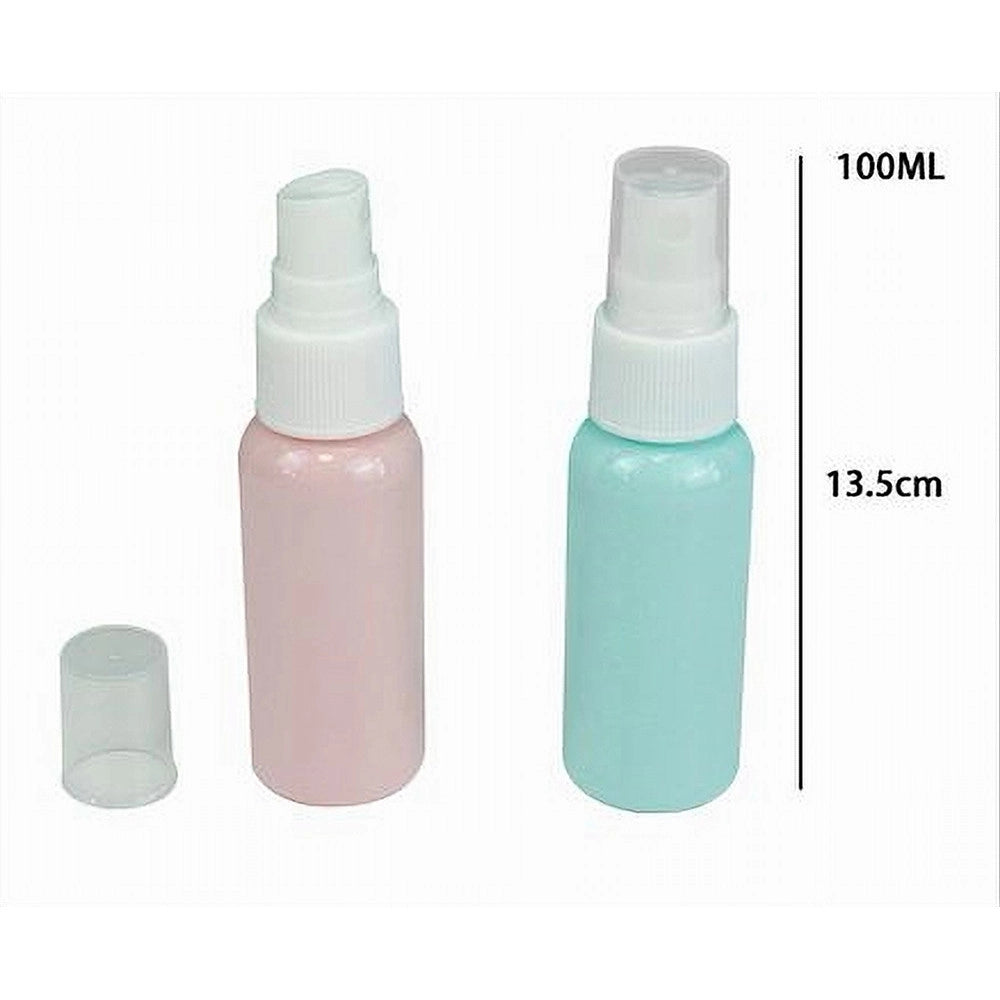 Trade Shop - Set 4pz Bottiglia Spray Vuota Boccetta Da Viaggio Lozione Profumo Da 100ml 79375 -