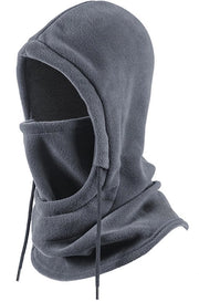 Cappuccio 3 in 1 - Sciarpa e Maschera per la Faccia - Cappuccio da Inverno - Cappuccio Caldo - Unisex - Dimensione Unica - Adatto per l'Inverno - Impermeabile - Protezione dal Vento - Protezione dal Freddo - Grigio