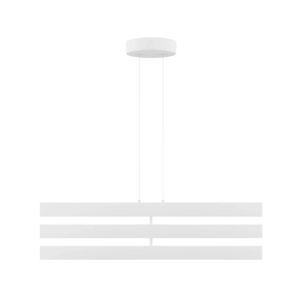 Maytoni Lampadario contemporaneo Origami 1 luce LED integrato bianco alluminio