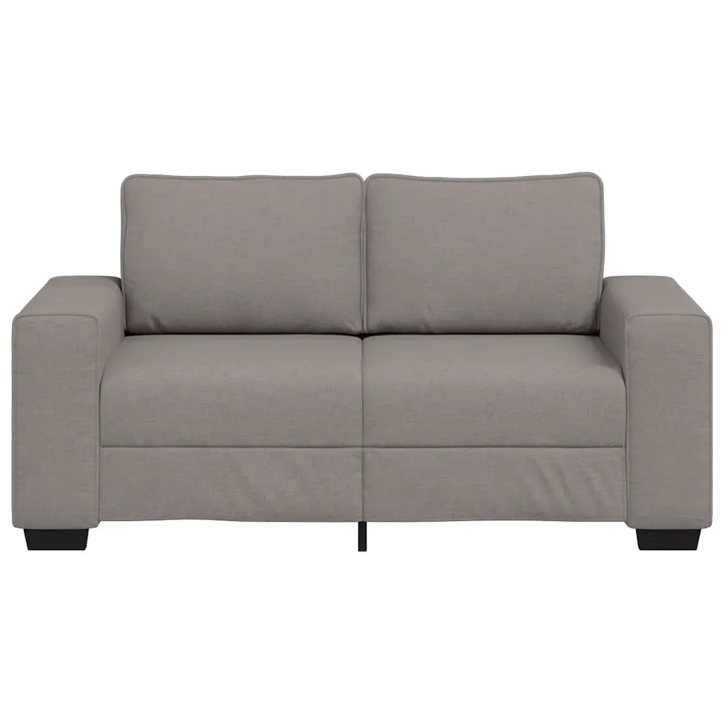 Divano a 2 Posti Tortora 160x77x82 cm in Tessuto 4105162