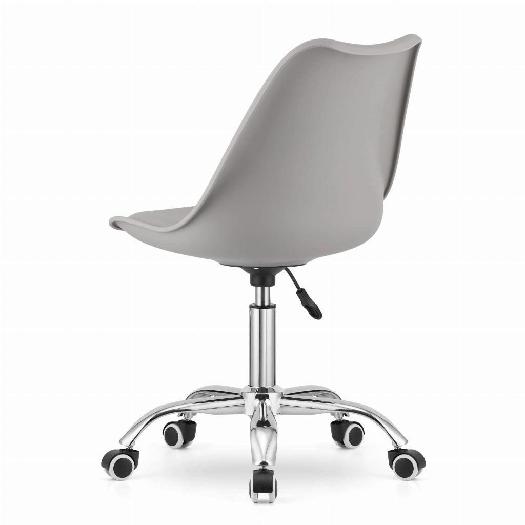 Sedia girevole VALORA ALBA - Ergonomica grigia per ufficio/cameretta dei bambini