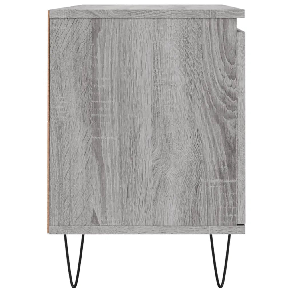 Mobile Porta TV Grigio Sonoma 104x35x50 cm in Legno Multistrato 827018