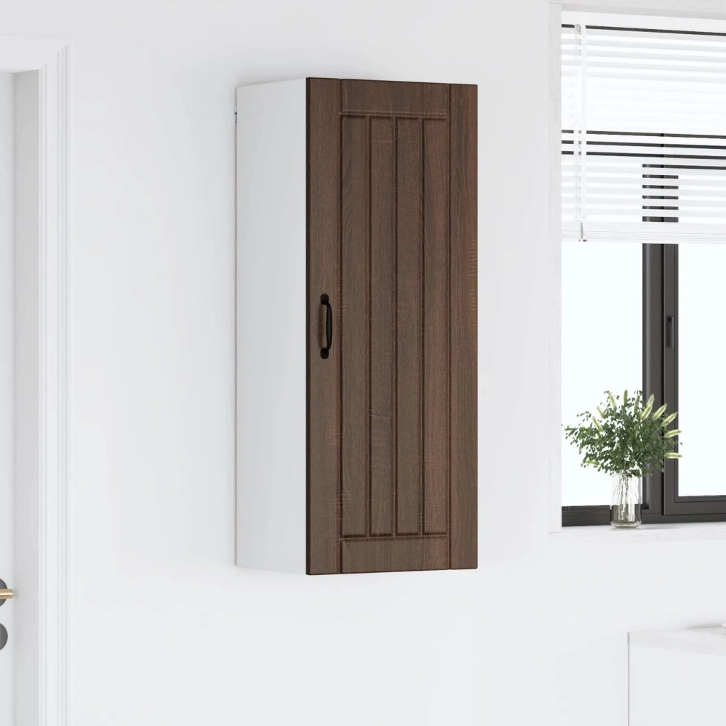 Armadietto a muro LUCCA Rovere Marrone 40 x 31 x 100 cm