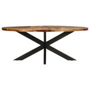 Tavolo da Pranzo 200x100x75cm in Legno Massello di Recupero 321676