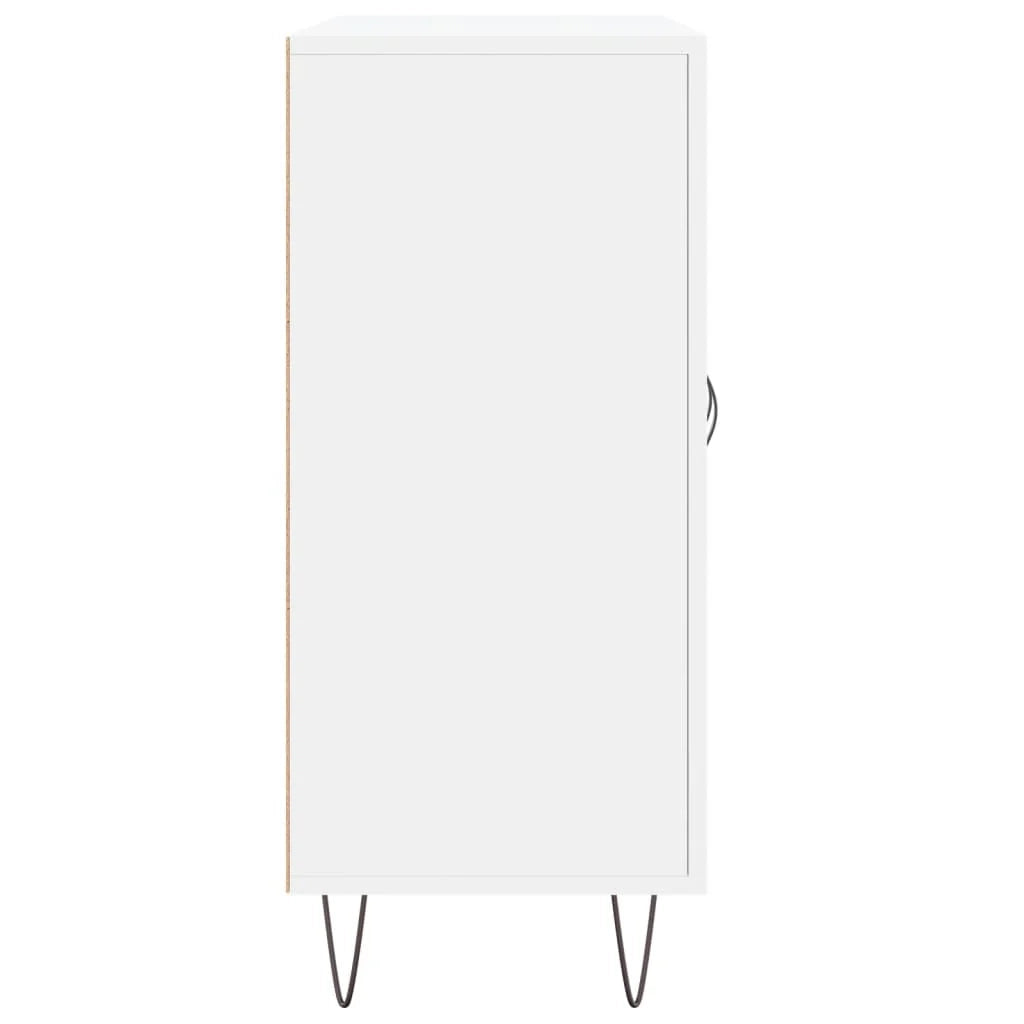 Buffet credenza cassettiera armadio mobile contenitore organizer per cucina soggiorno salotto 90 x 34 x 80 cm legno ingegnerizzato bianco 02_0030533