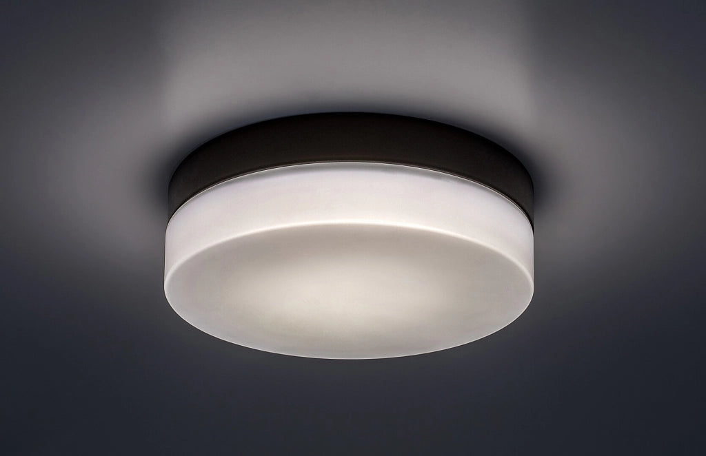 Plafoniera bagno Rabalux Gaelo Ø28 nero/bianco IP44 LED 18W