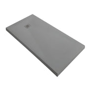 Piatto doccia grigio mineral marmo resina antiscivolo h 3,5 cm *** misure l120 x p90 x h3,5 cm, confezione 1