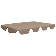 Baldacchino per Dondolo Giardino Tortora 188/168x145/110 cm CFW1661778