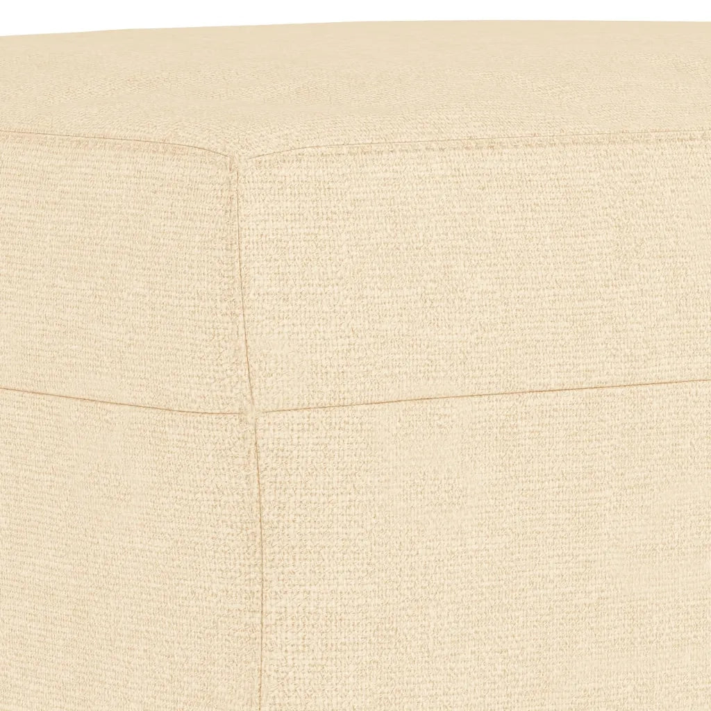 Panca crema 70x35x41 cm in Tessuto CFW7818215