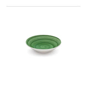 Piatto fondo emerald memento table in ceramica dipinta a mano Ø 23,5 cm