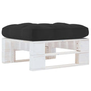Ottomana da Giardino Pallet in Legno di Pino Impregnato Biancocod mxl 72577