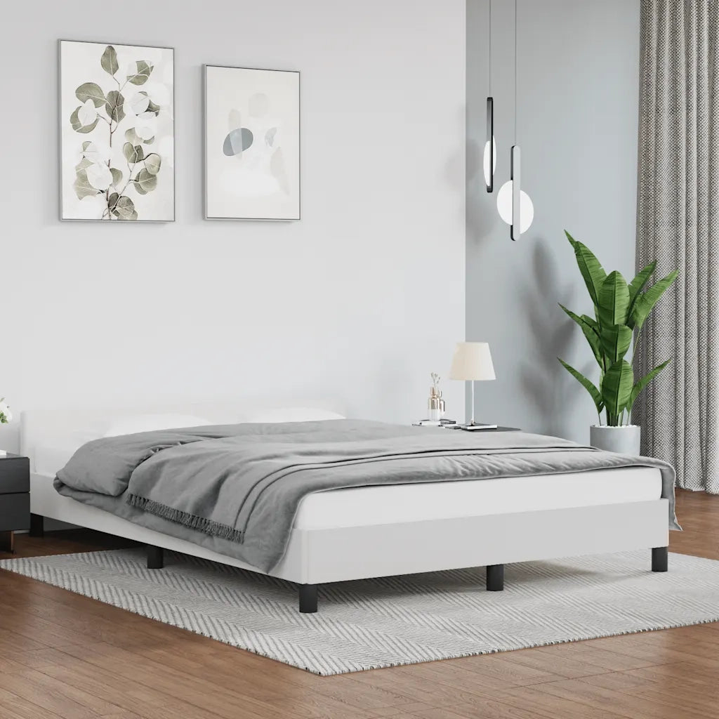 Giroletto con Testiera senza Materasso-Struttura Letto Bianco 140x200 cm 269250