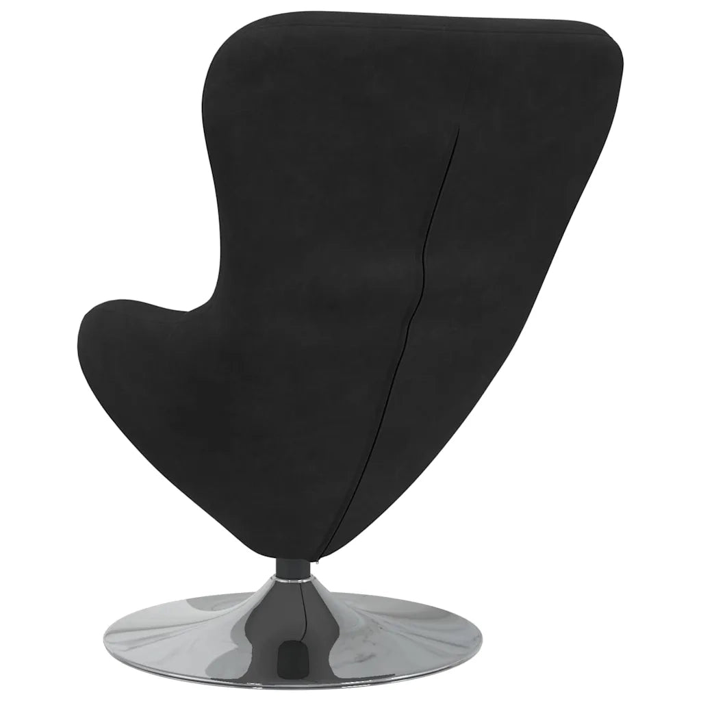 Divano Sedia-Poltrona uovo Nero Velluto