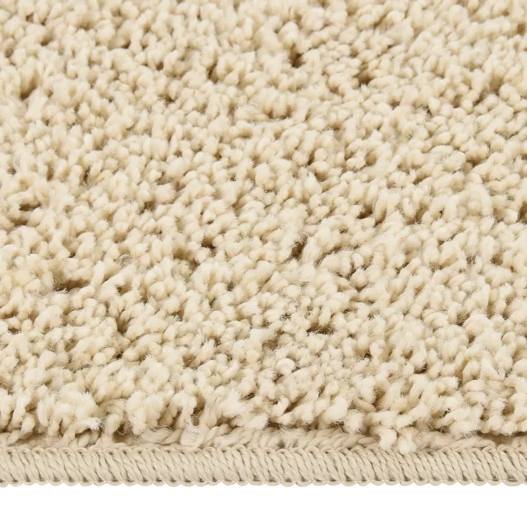 Tappeto Shaggy Crema 120x170 cm Antiscivolo 340388