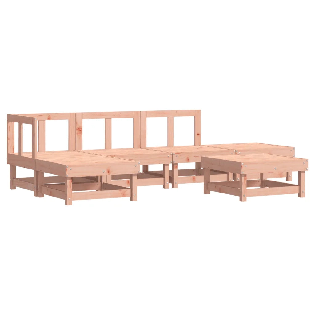 Set Divani Giardino 6 pz con Cuscini Legno Massello di Douglas 3185897