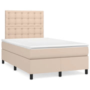 Giroletto a Molle con Materasso Cappuccino 120x190cm Similpelle 3269982