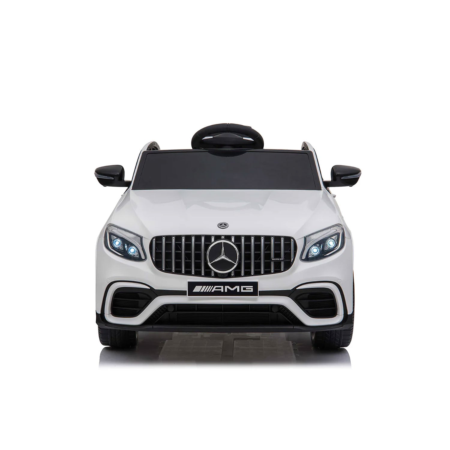 Macchina Elettrica per Bambini Licenza Ufficiale Mercedes AMG GLC63S Coupè 10,8V 5,4 Ah Bianco