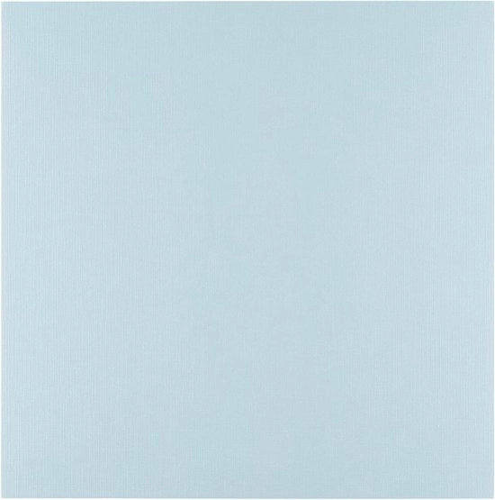 Papier di cartone in lino 250 gsm 305 x 305 cm - blu ghiaccio - carta per scrapbooking - inviti eleganti - cartone colorato - progetti artistici