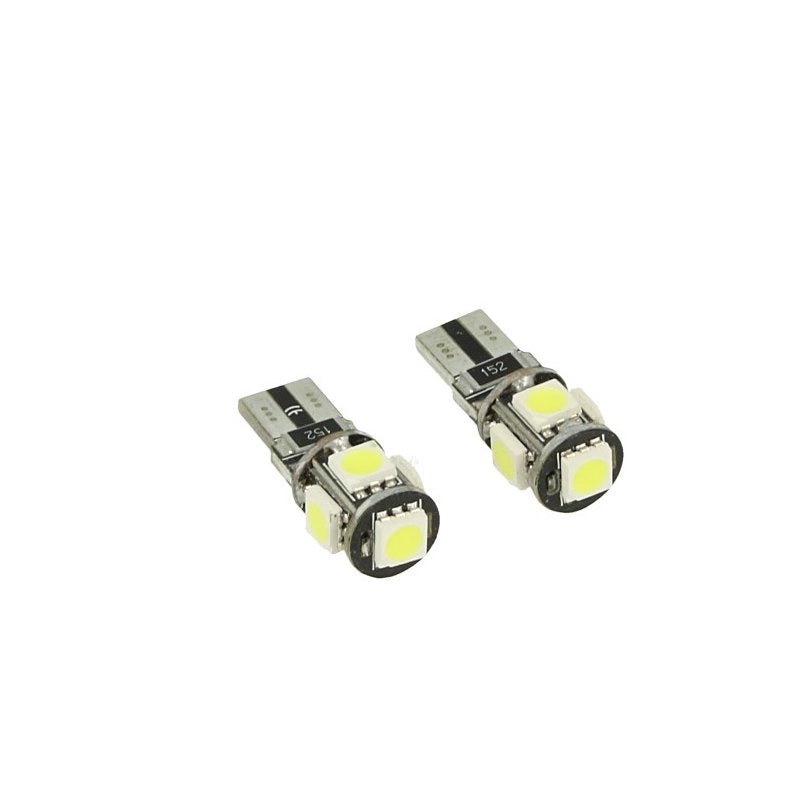 24V Lampada LED Canbus T10 W5W Giallo Arancione Luci Posizione Targa per Camion Bus Barca 5 SMD 5050
